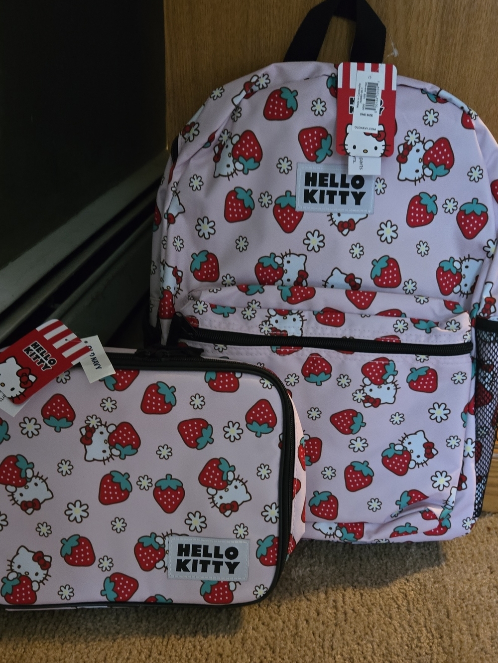NWT Old Navy Hello Kitty Backpack And Lunch Box